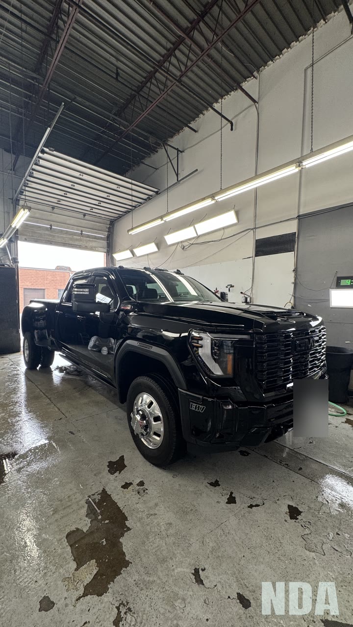 black GMC Sierra Denali