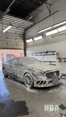 Mercedes-benz c-class coupe detailed at nda
