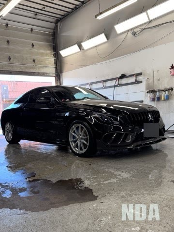 Mercedes-benz c-class coupe detailed at nda