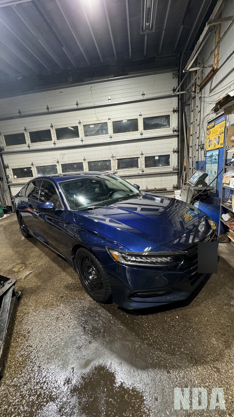 dark blue Honda Accord