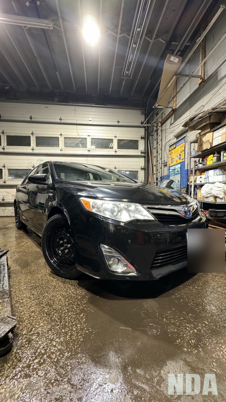 black Toyota Camry